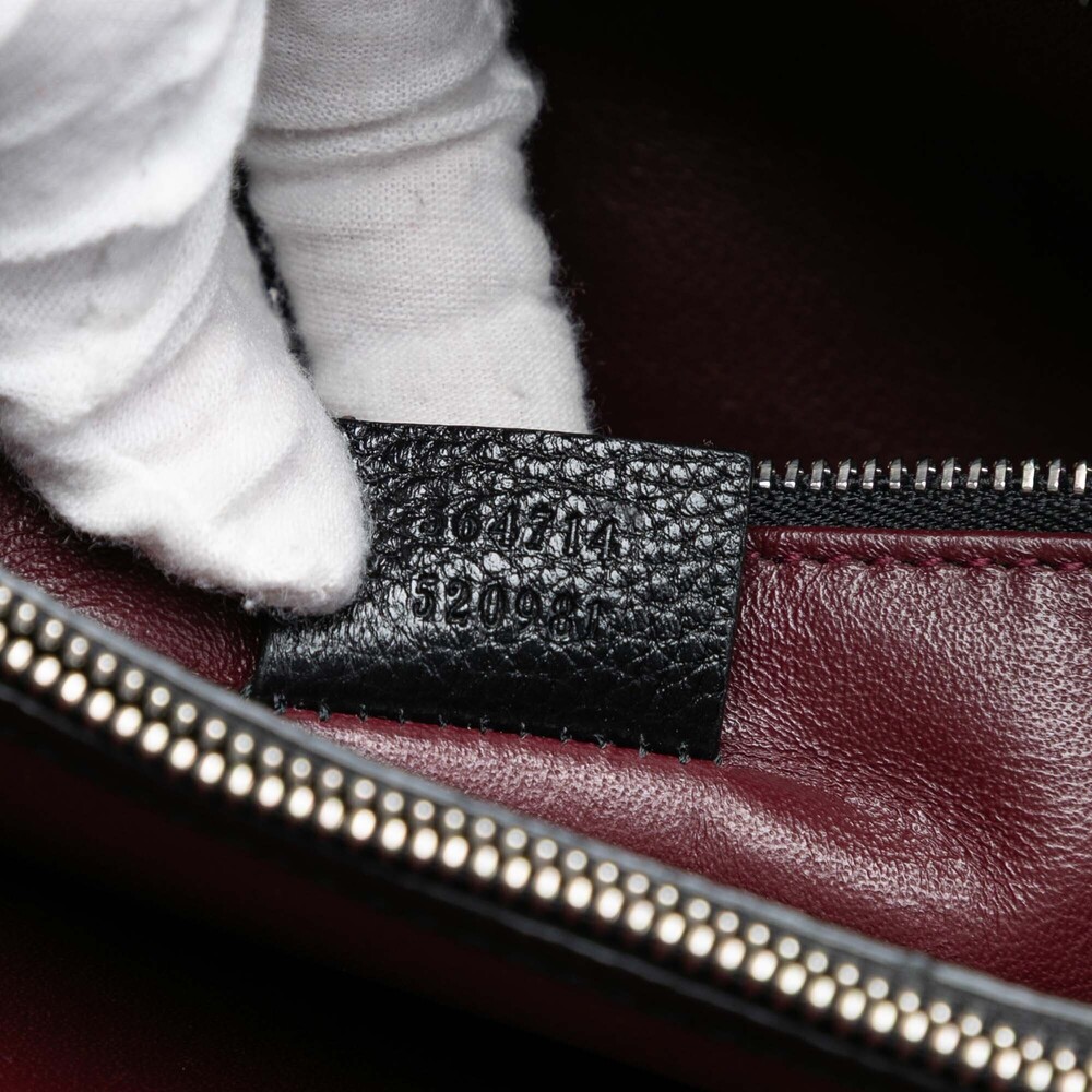 Pre-Loved Gucci Medium Leather Zumi Top Handle Bag - Picture 6 of 8